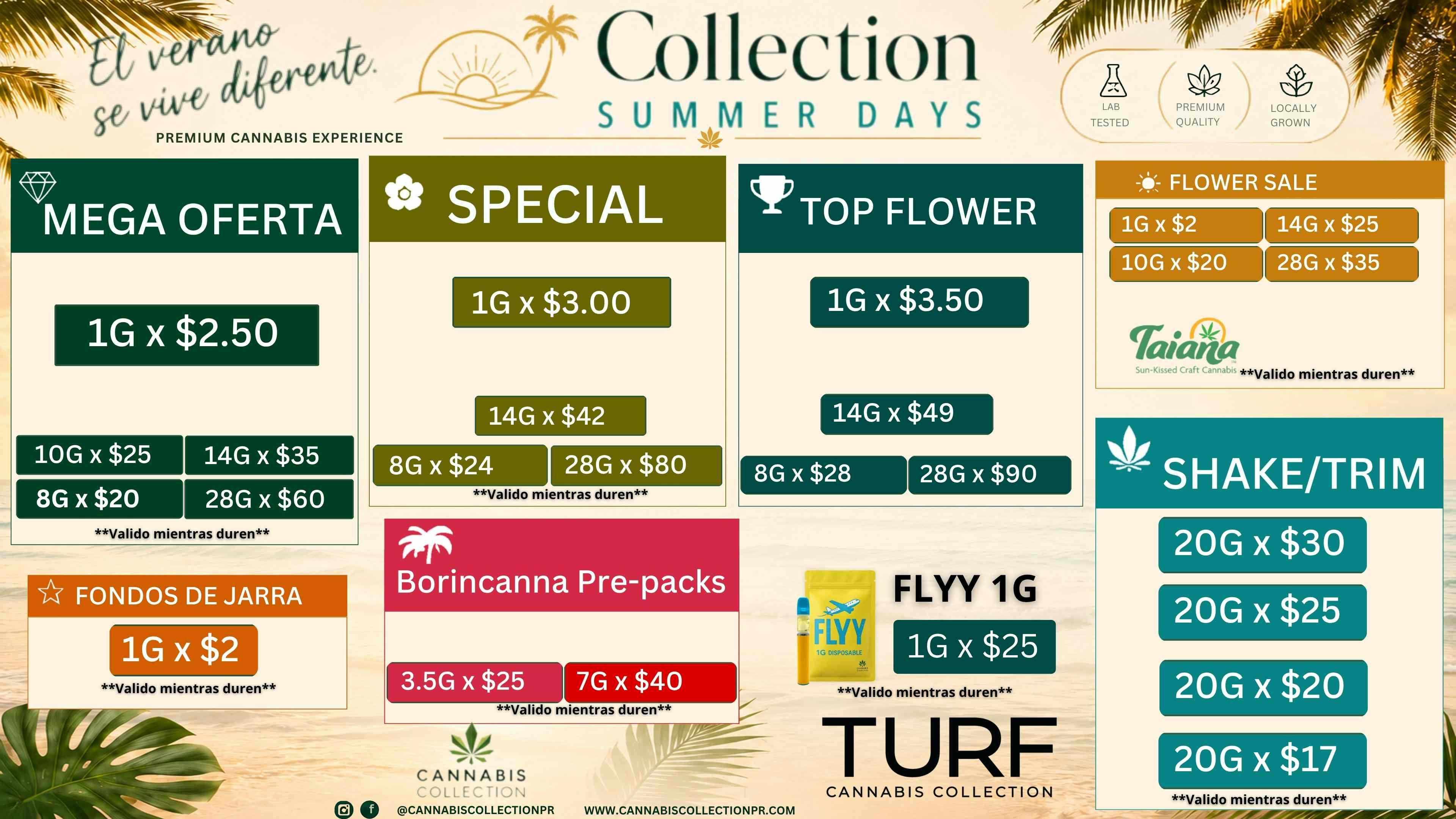 Turf Cannabis Collection Collection Summer Days @ TURF Cannabis Collection