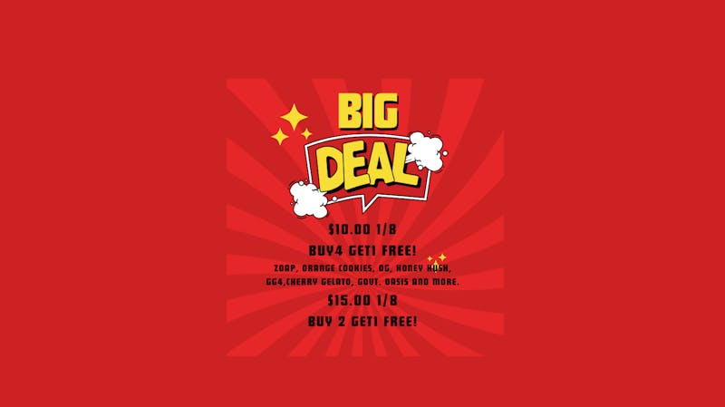 Just in time BUY 4 GET 1 FREE!