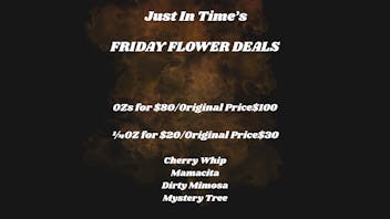 Just in time %20 Off Ozs $10 Off 1/4 Ozs