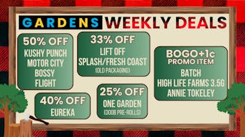 Urban Gardens September 25 - October 2 Weekly Deals