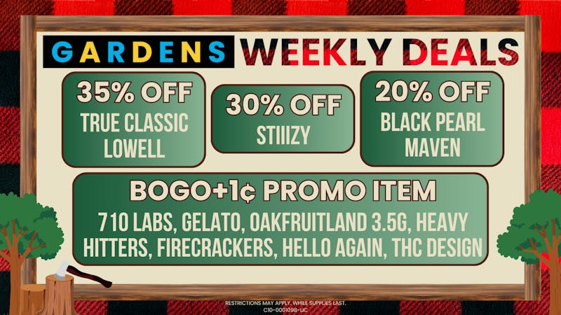 Releaf on Vine - Oxnard September 25 - October 2 Weekly Deals