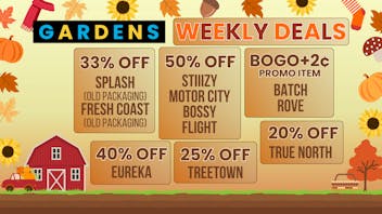 Courtside Gardens October 9 - 16 Weekly Deals