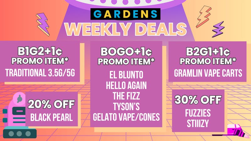Releaf on Vine - Oxnard October 16 - 23 Weekly Deals