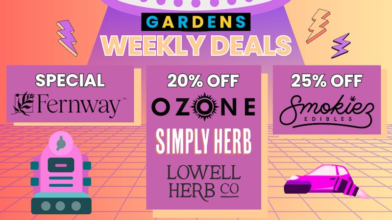 Garfield Gardens Dispensary October 16 - 23 Weekly Deals