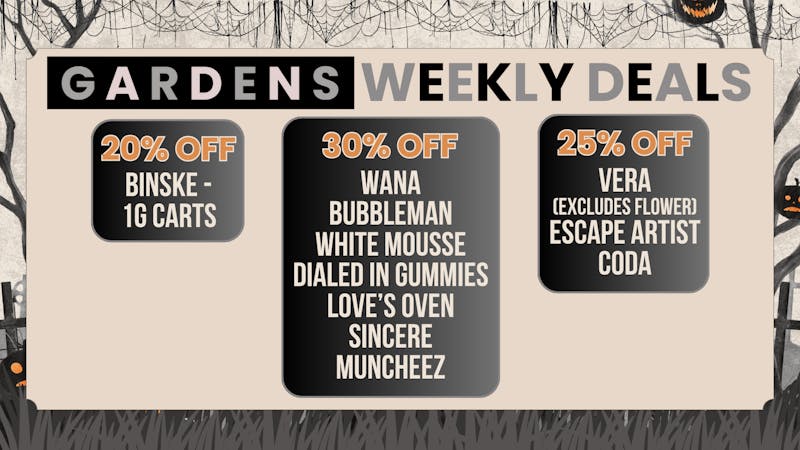 Canna City October 23 - 30 Weekly Deals