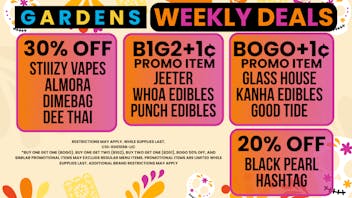 Releaf on Vine - Oxnard October 30 - November 6 Weekly Deals