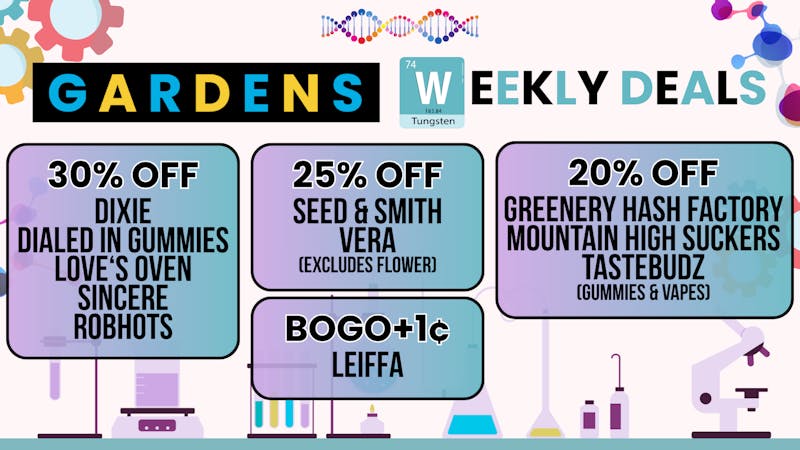 Berkeley Dispensary November 6 - 13 Weekly Deals