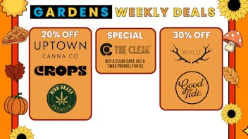 Garfield Gardens Dispensary November 20-27 Weekly Deals