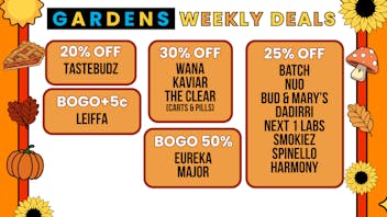 Twin Peaks Dispensary November 20-27 Weekly Deals