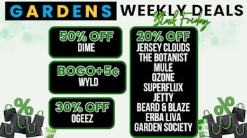 Garfield Gardens Dispensary November 27 - December 4 Weekly Deals