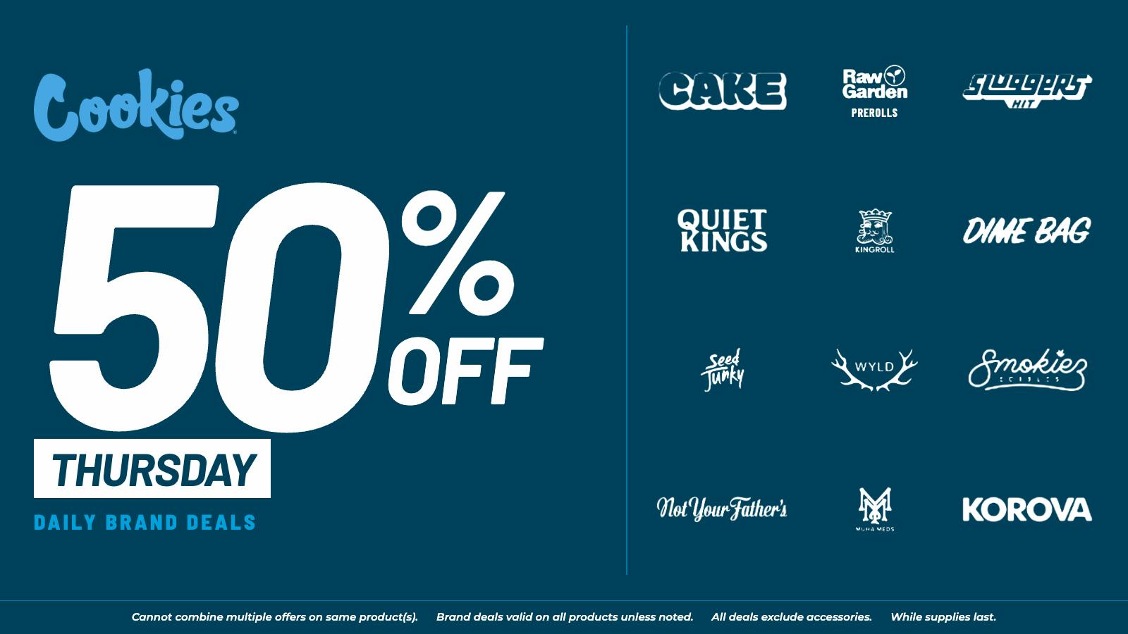 Dr. Greenthumb's - Orcutt THURSDAY DEAL: 50% OFF SELECT BRANDS