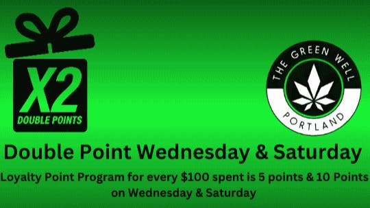 The Green Well #1 - The Windham Delivery Double Point Wednesday/Saturday