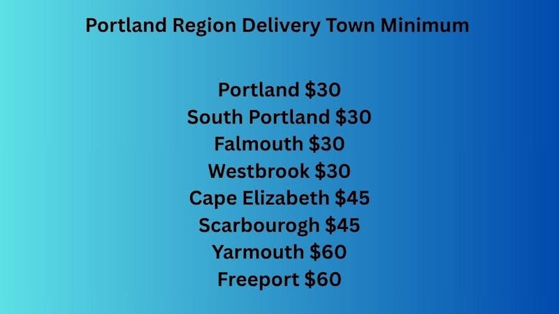 The Green Well - Delivery Portland Region New Delivery Minimum