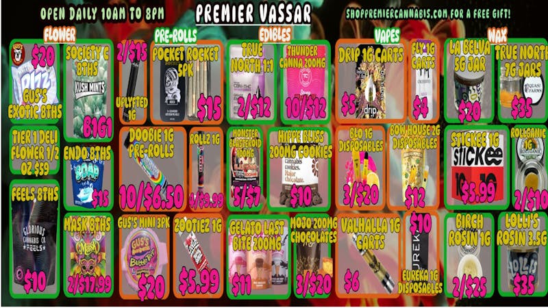 Premier Cannabis Vassar FALL INTO SAVINGS