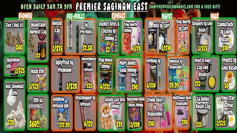 Premier Cannabis Saginaw Weed Like To Take You Higher!