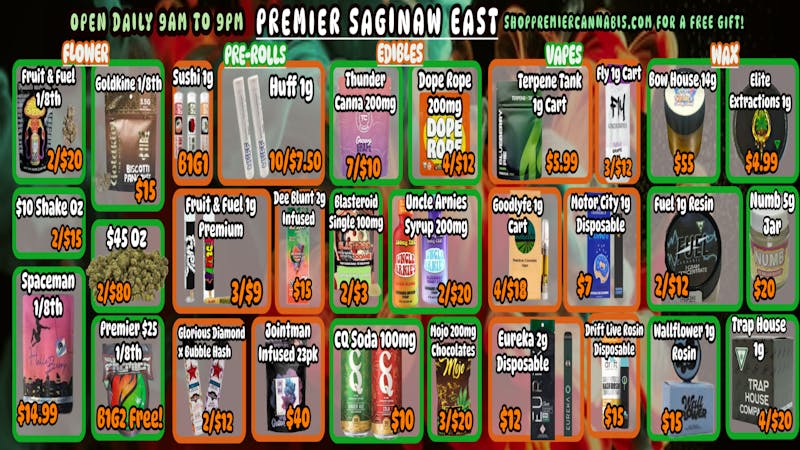 Premier Cannabis Saginaw Spooky Savings! 🎃🍁🍂