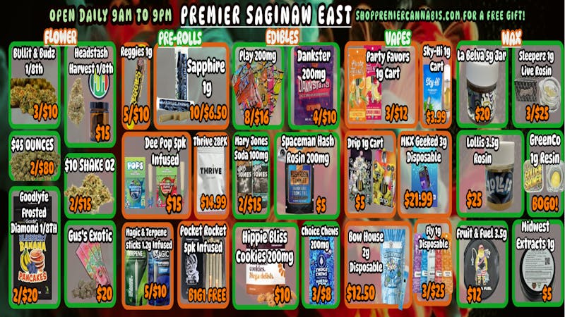 Premier Cannabis Saginaw Spooky Savings 🎃🍂🍁