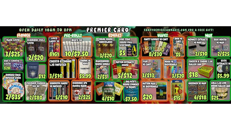 Premier Cannabis Caro Shop the best, Forget the rest!