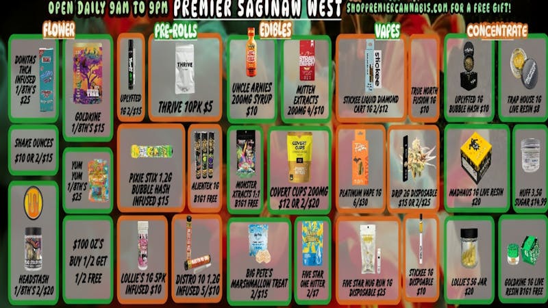 Premier Cannabis Saginaw West Shop The Best, Forget The Rest!