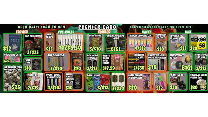 Premier Cannabis Caro Shop the best, Forget the rest!
