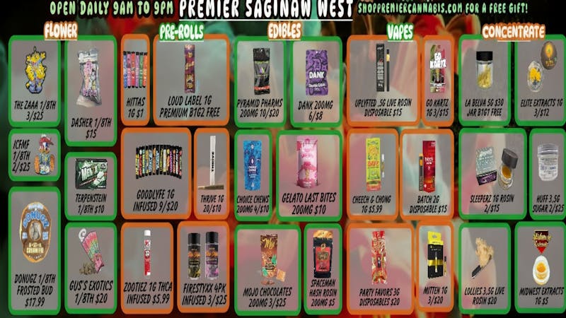 Premier Cannabis Saginaw West 🪦Spooky Savings! 🎃