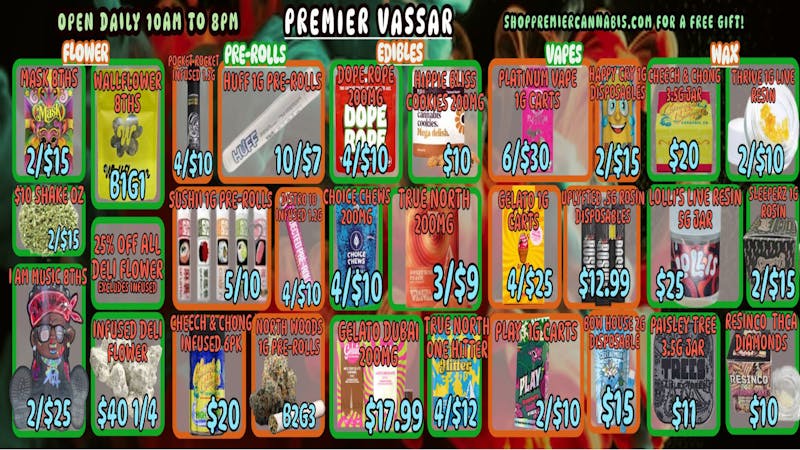 Premier Cannabis Vassar FALL INTO SAVINGS