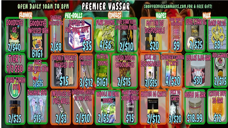 Premier Cannabis Vassar FALL INTO SAVINGS