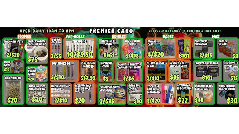 Premier Cannabis Caro Shop the best, Forget the rest!