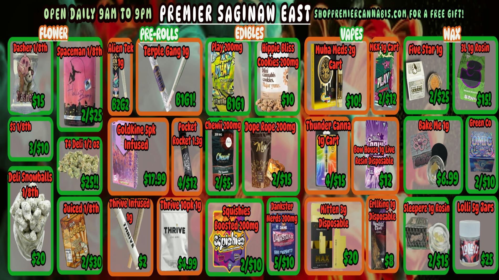 Premier Cannabis Saginaw Its Beginning To Look Like Christmas Savings!