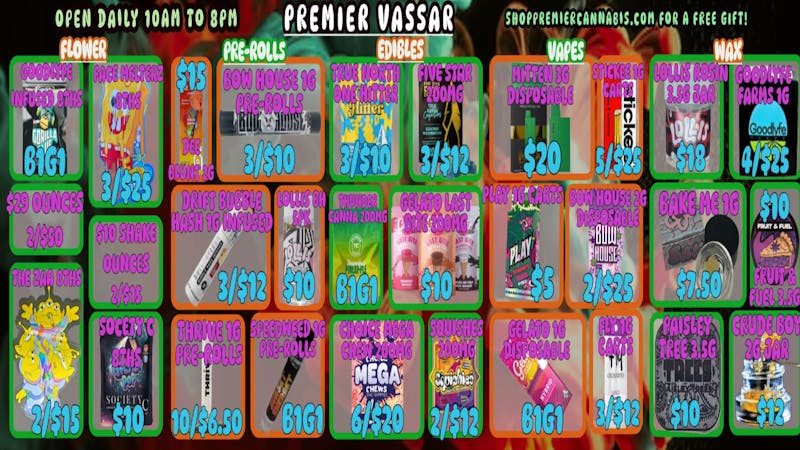 Premier Cannabis Vassar Holly Jolly Highs