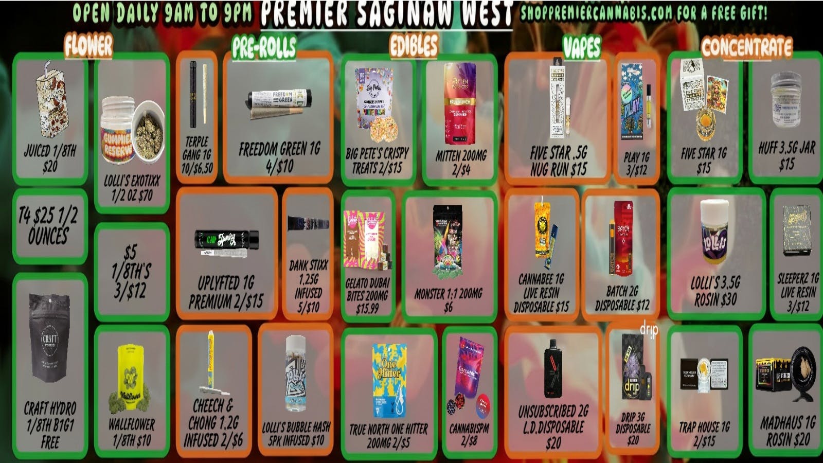 Premier Cannabis Saginaw West Shop The Best, Forget The Rest!