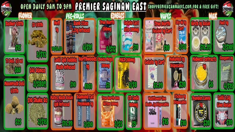 Premier Cannabis Saginaw Weed Like To Take You Higher! 😉