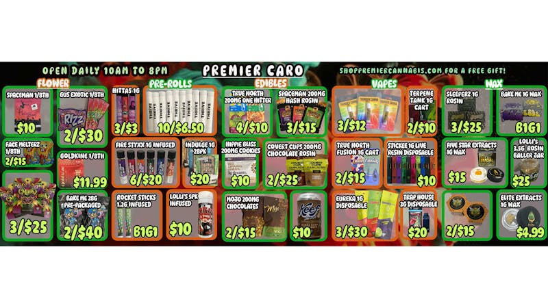 Premier Cannabis Caro Shop the best, Forget the rest!