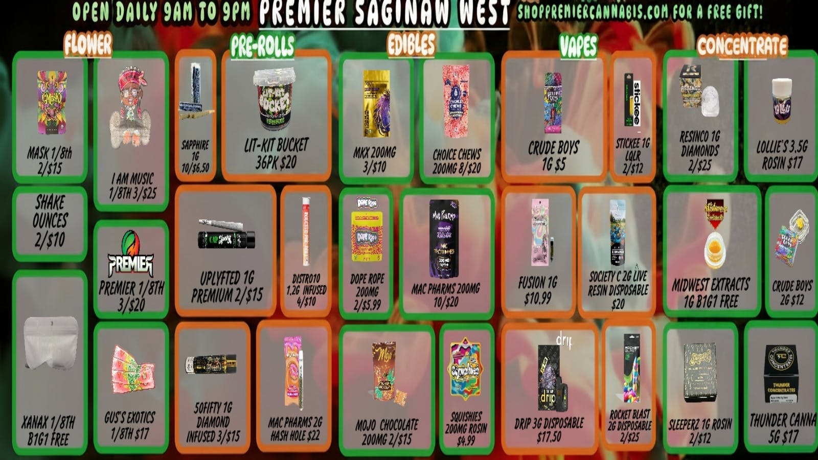 Premier Cannabis Saginaw West Shop The Best, Forget The Rest!