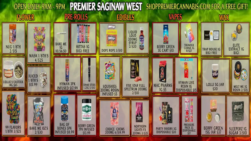 Premier Cannabis Saginaw West Spring Into These Deals!