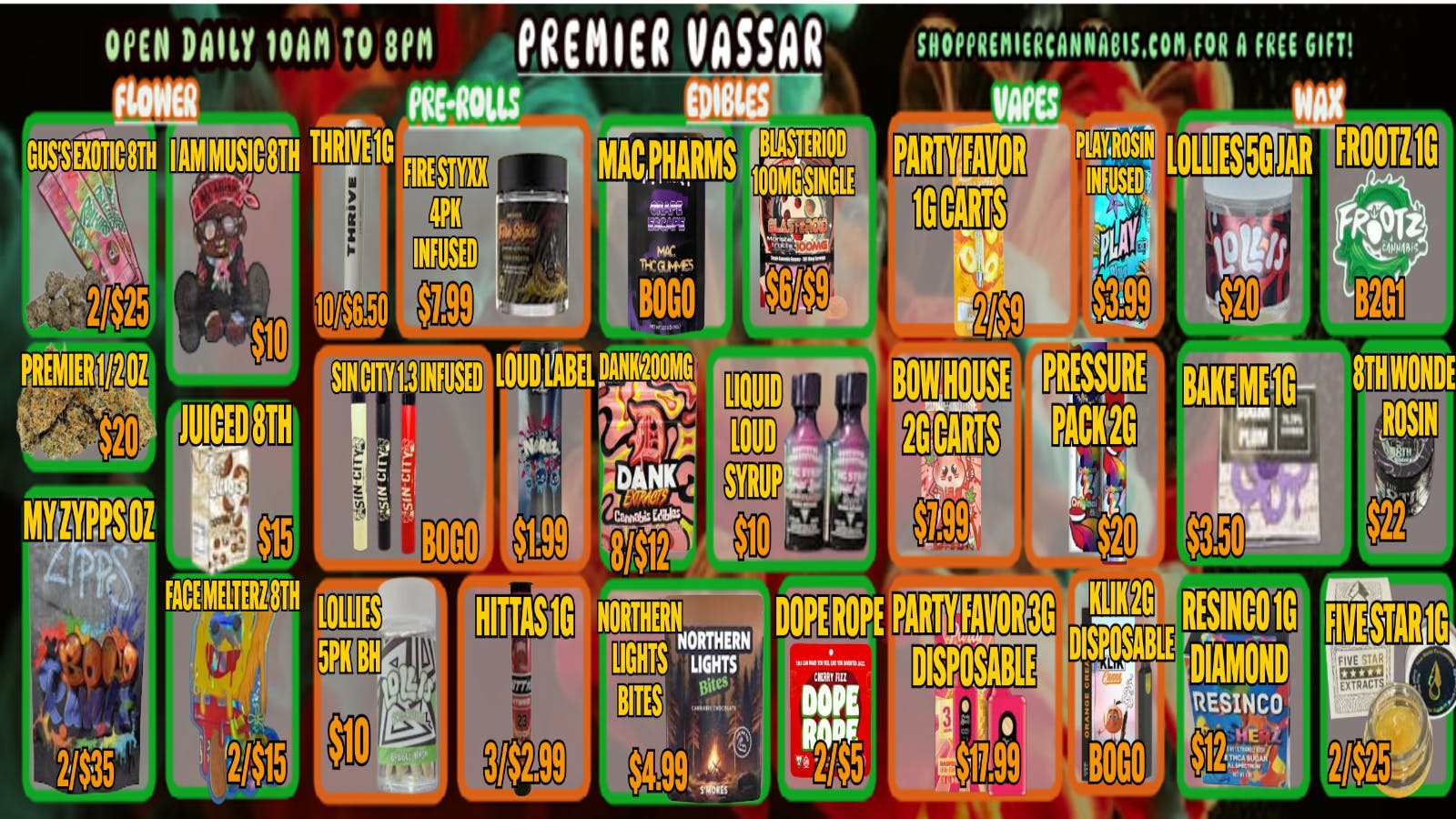 Premier Cannabis Vassar BUDS & BLOSSOMS