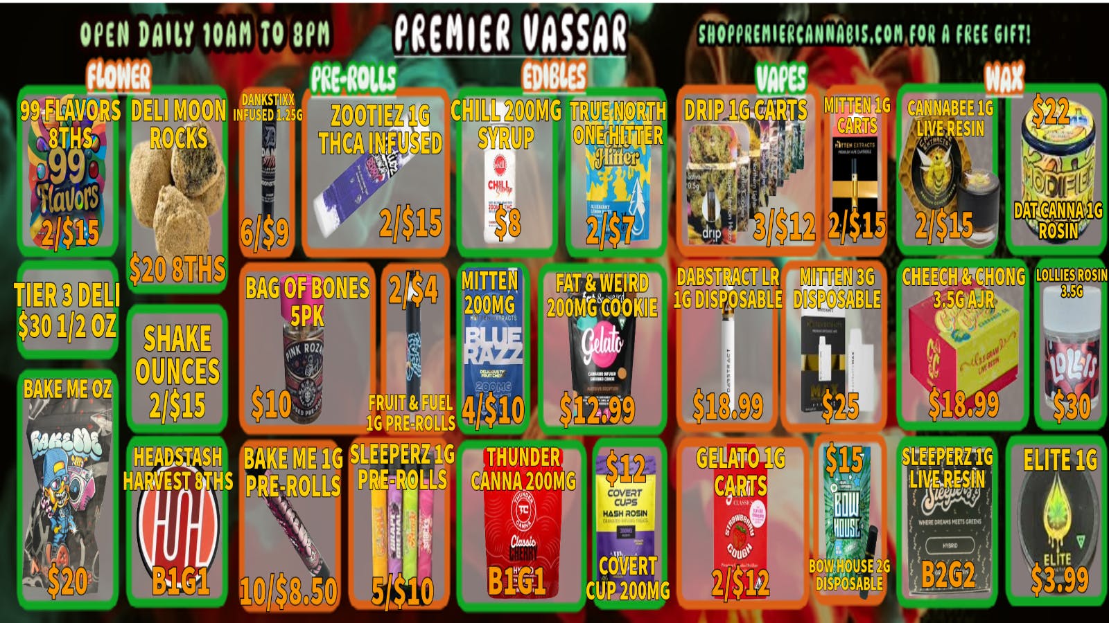 Premier Cannabis Vassar BUDS & BLOSSOMS