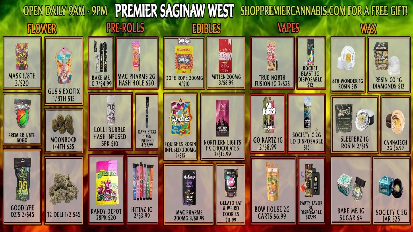 Premier Cannabis Saginaw West Light It Up For Less