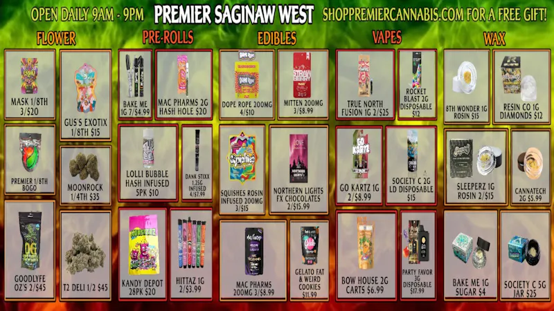 Premier Cannabis Saginaw West Light It Up For Less