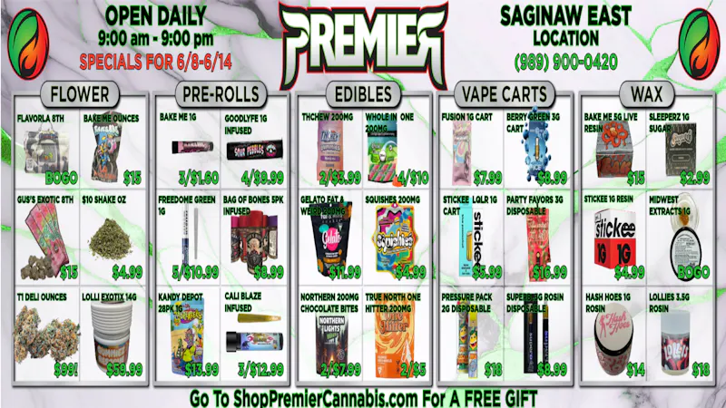 Premier Cannabis Saginaw New Season, New Savings!
