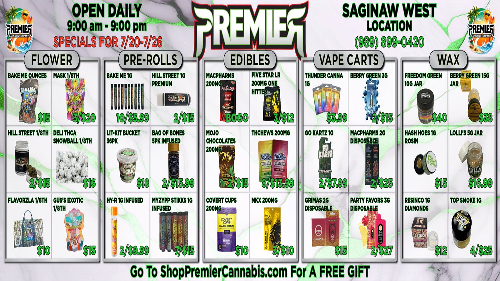 Premier Cannabis Saginaw West Light It Up For Less