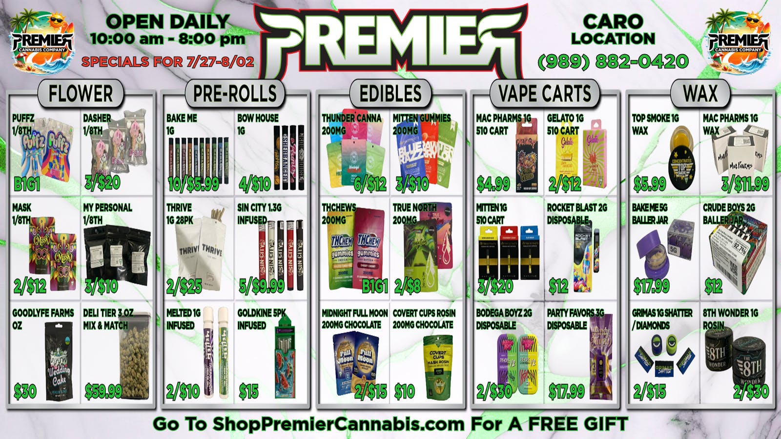 Premier Cannabis Caro Buy The Best Forget The Rest 🍃