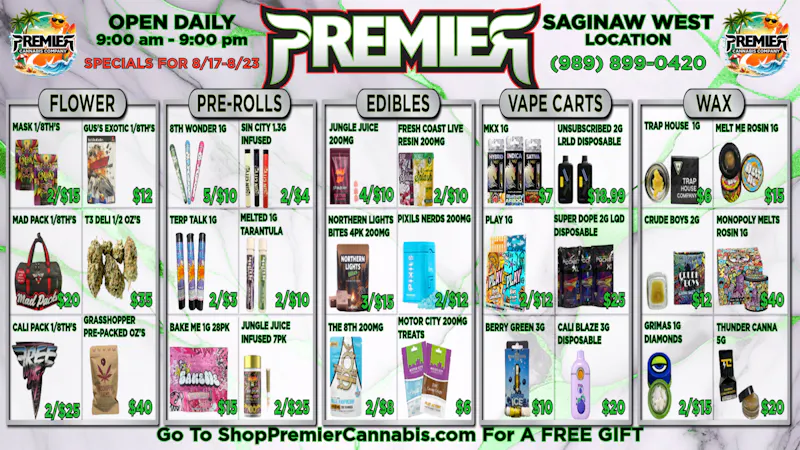 Premier Cannabis Saginaw West Light It Up For Less