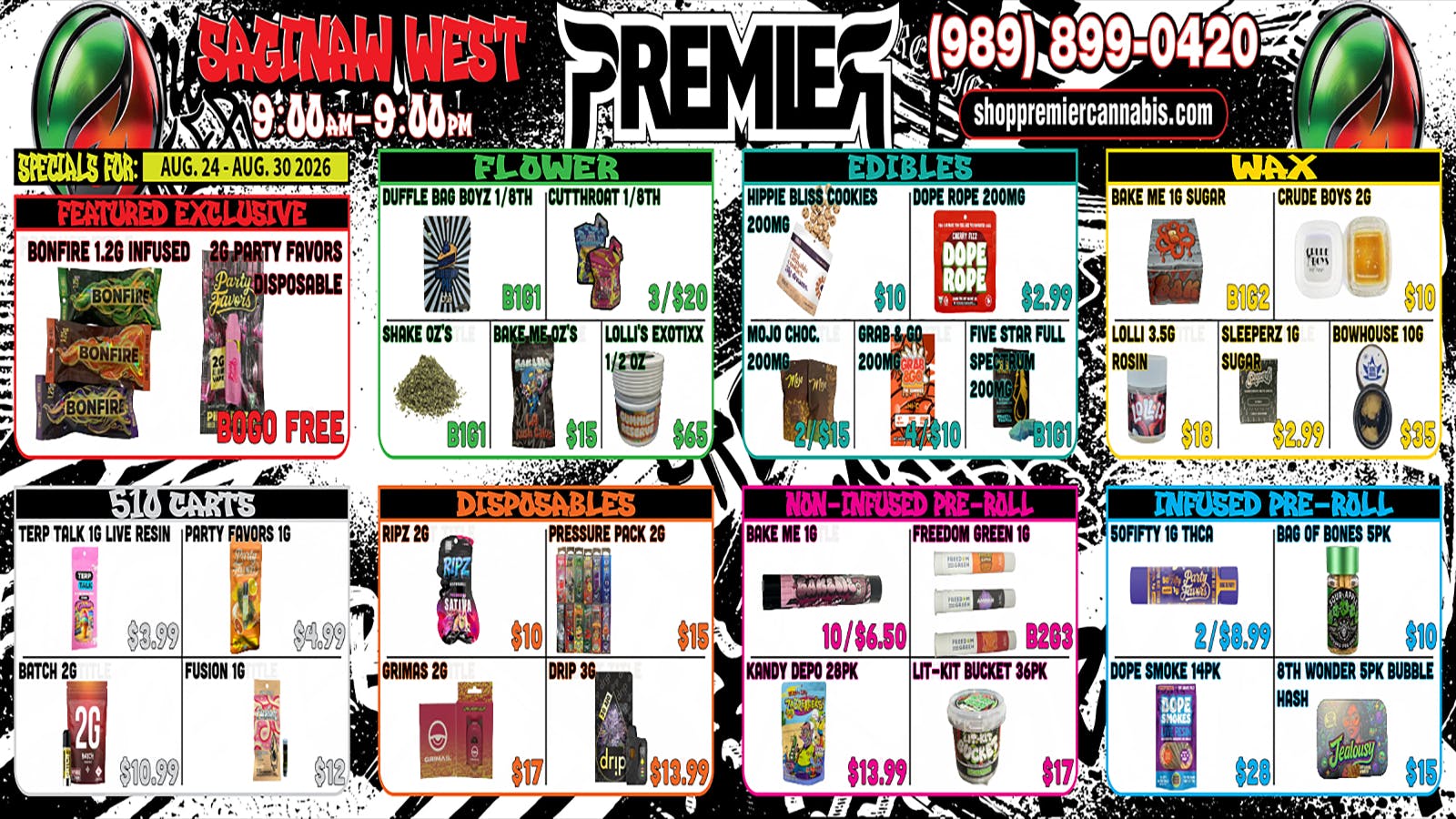Premier Cannabis Saginaw West These deals are lit-erally fire 🔥