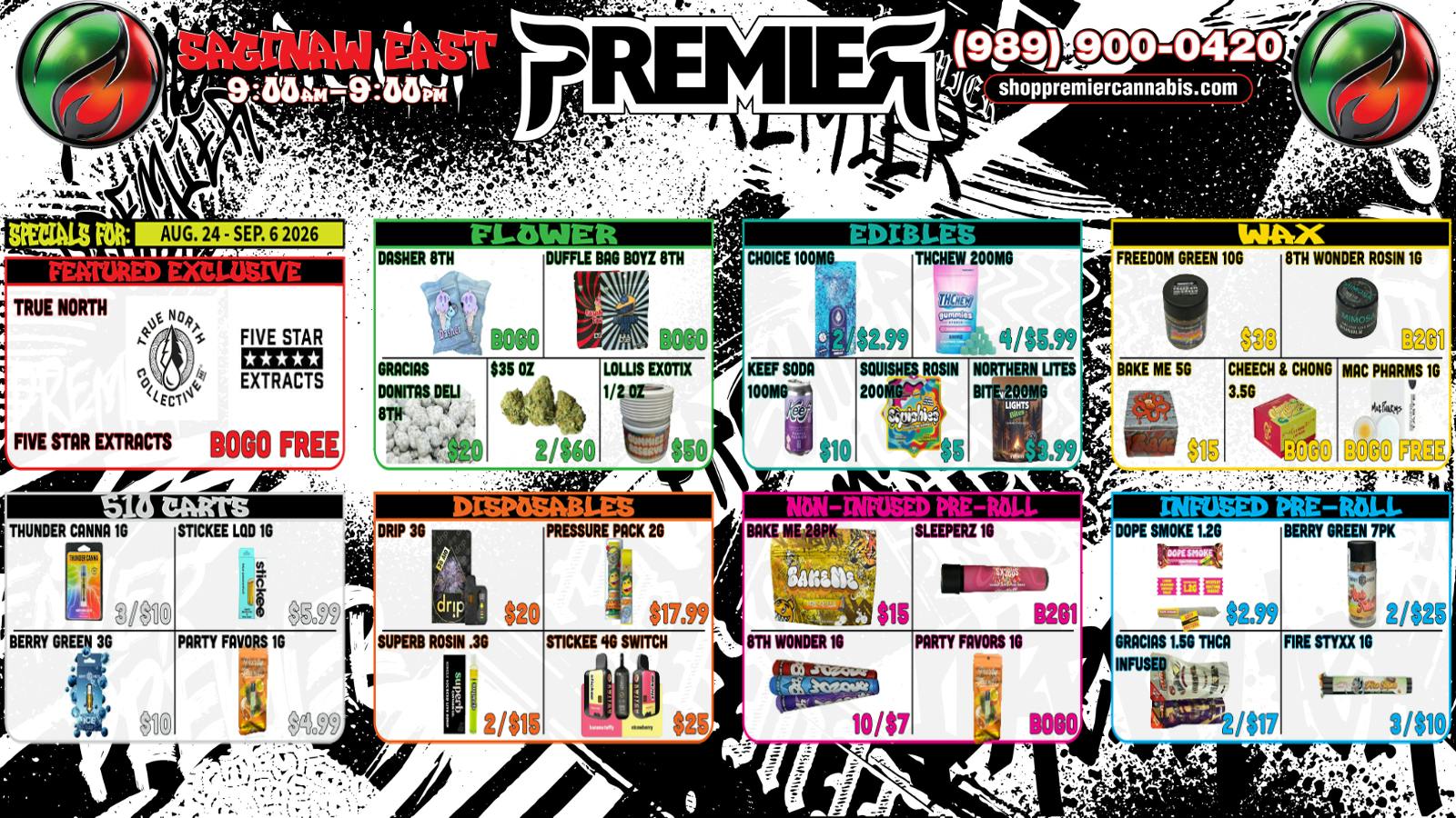 Premier Cannabis Saginaw Stay high-drated with these summer deals!!