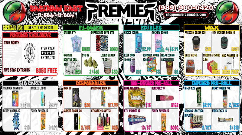 Premier Cannabis Saginaw Shop The Best, FORGET The Rest 🍃 @ PREMIER