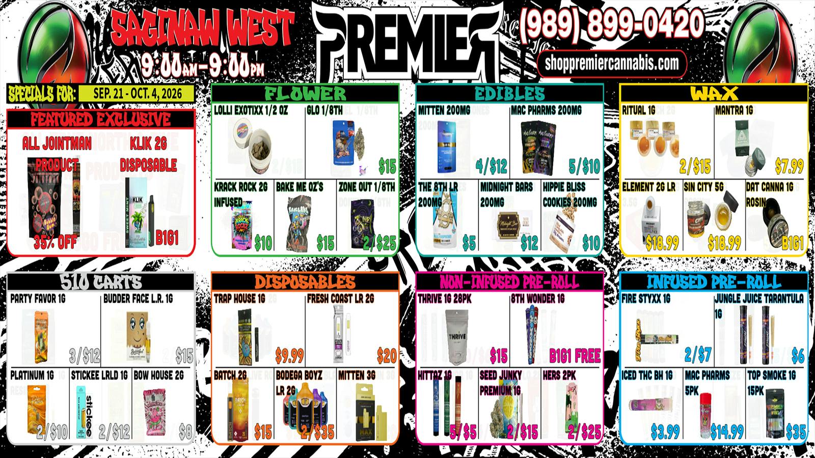 Premier Cannabis Saginaw West These deals are lit-erally fire 🔥