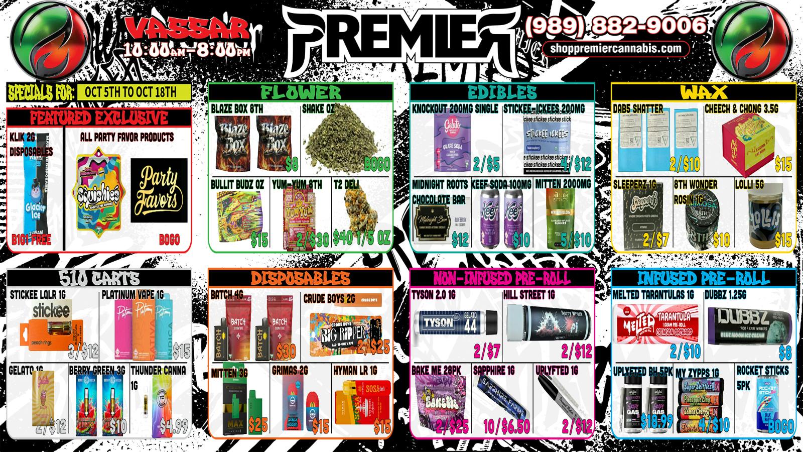 Premier Cannabis Vassar FALL INTO SAVINGS 🍃🍂