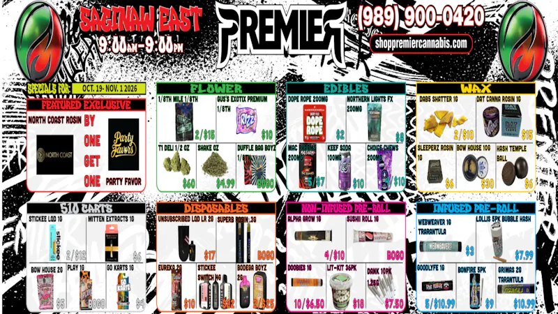 Premier Cannabis Saginaw Shop The Best, FORGET The Rest 🍃 @ PREMIER