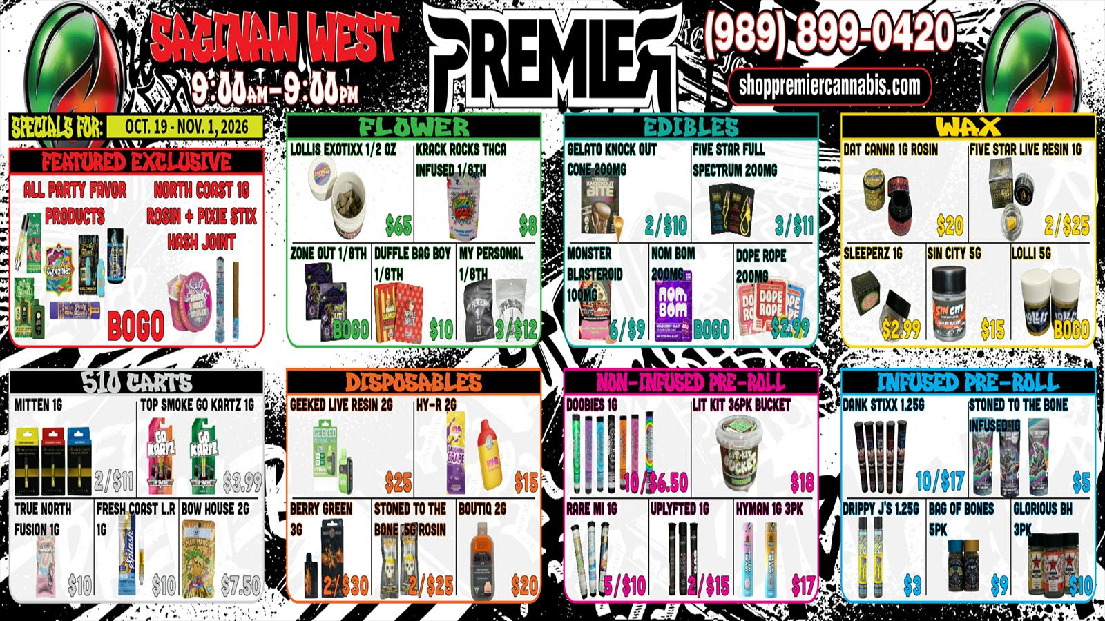 Premier Cannabis Saginaw West These deals are lit-erally fire 🔥